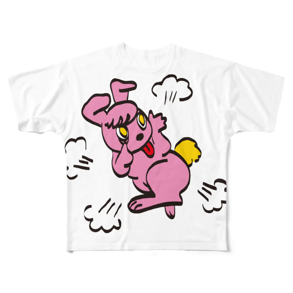 CHEBLOのラベットちゃん All-Over Print T-Shirt