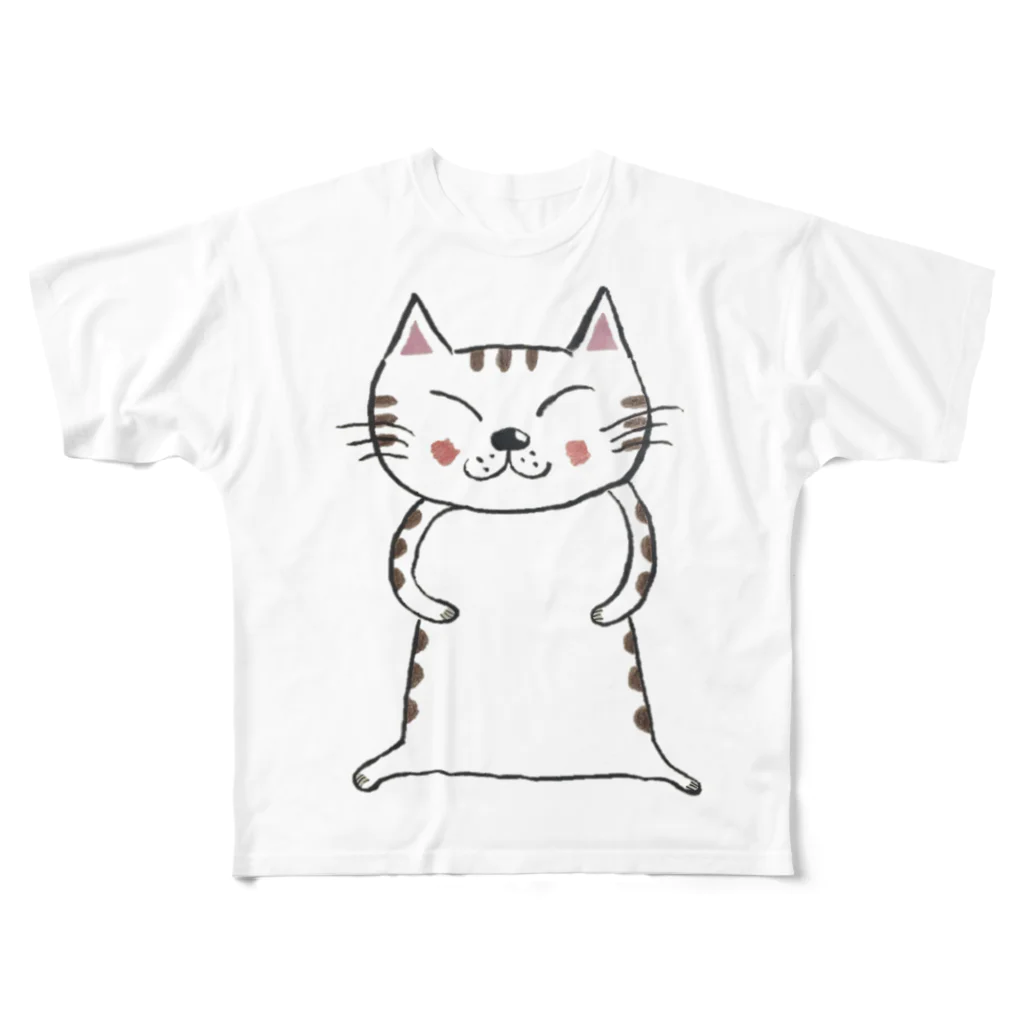 tokotosuzuの茶とら01 All-Over Print T-Shirt