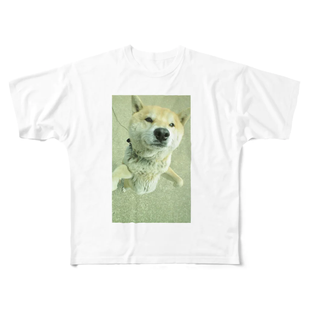 ゆずの柴犬ライチ② フルグラフィックTシャツ