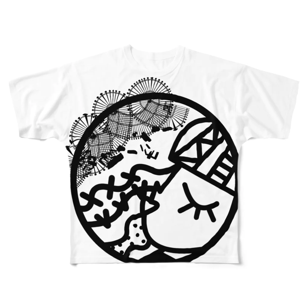 みッくスのみッくス「ロゴ」 All-Over Print T-Shirt