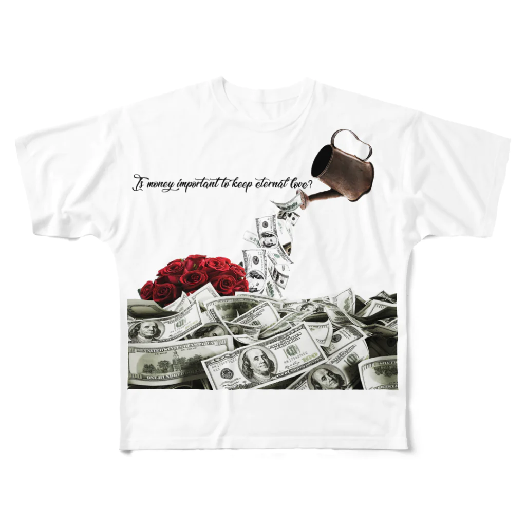 Be+Me StoreのLove fertilizer フルグラフィックTシャツ
