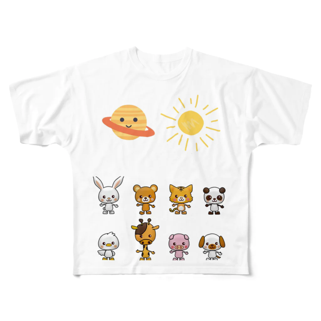 SUZURIのフルグラフィックTシャツ All-Over Print T-Shirt