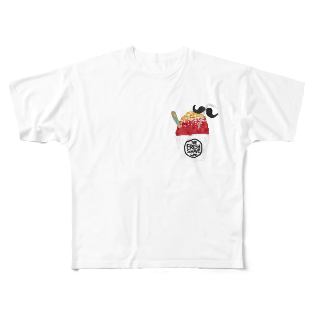 MOKU honoluluのshave ice フルグラフィックTシャツ