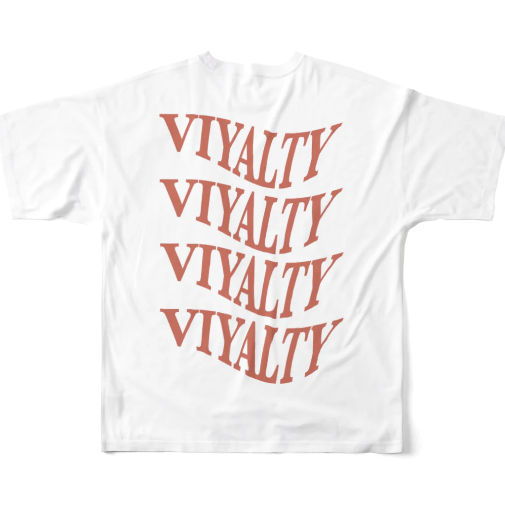 LOYALTY のvy All-Over Print T-Shirt :back