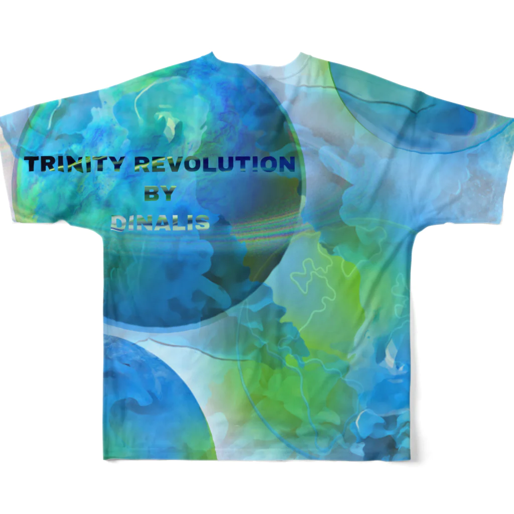 Aimurist のTRINITY REVOLUTION  フルグラフィックTシャツの背面