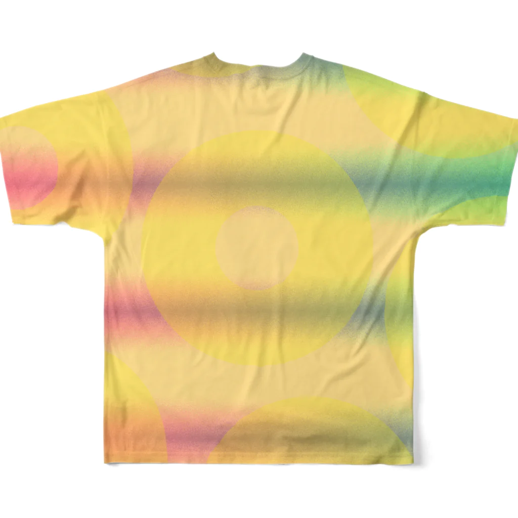 鯖いTシャツ屋さんのcolor_with_cycle  All-Over Print T-Shirt :back