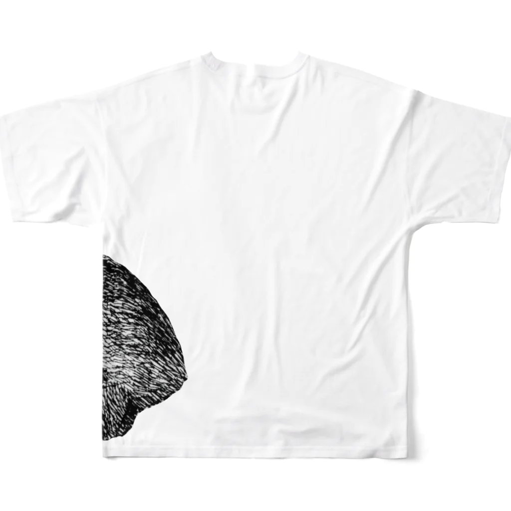 Sonoのウォンバットくん All-Over Print T-Shirt :back