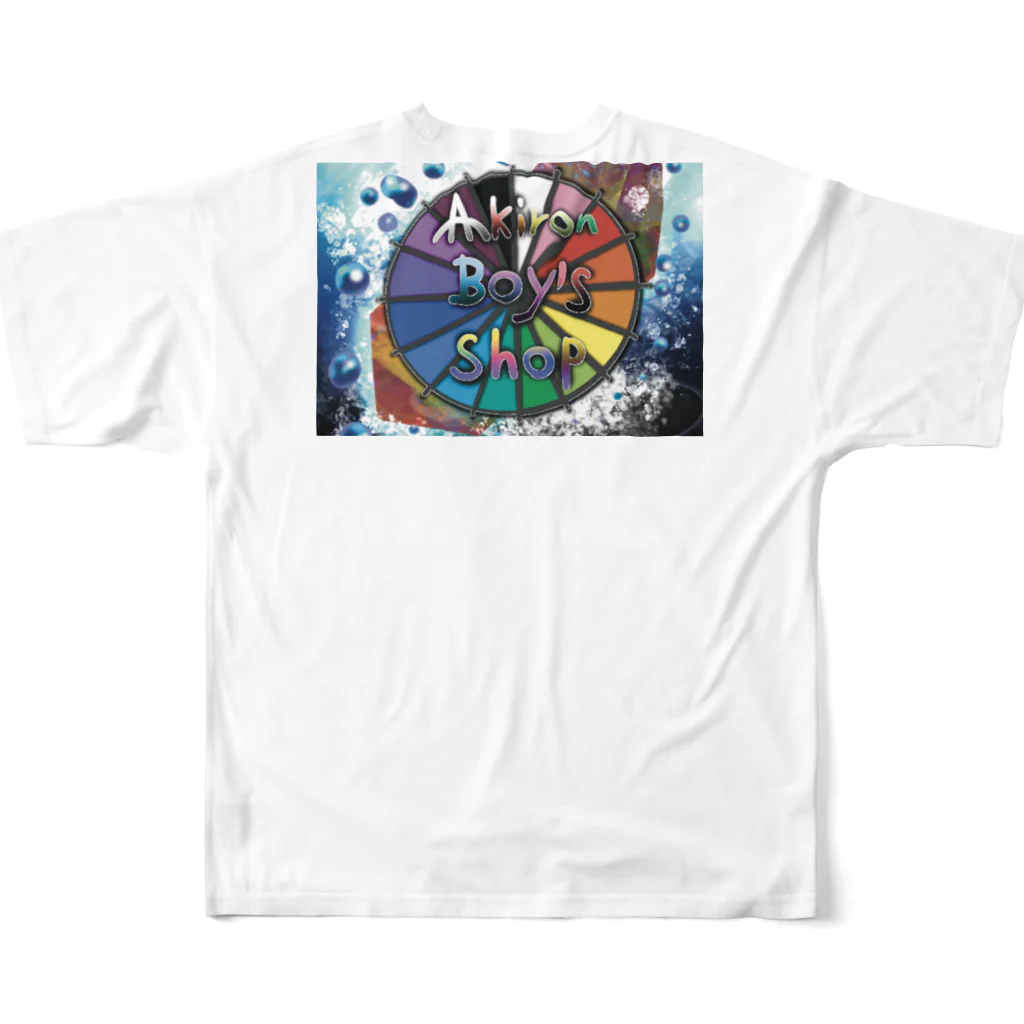 AkironBoy's_Shopのアモイ✖︎バンド　【Xiamen Band】 フルグラフィックTシャツの背面