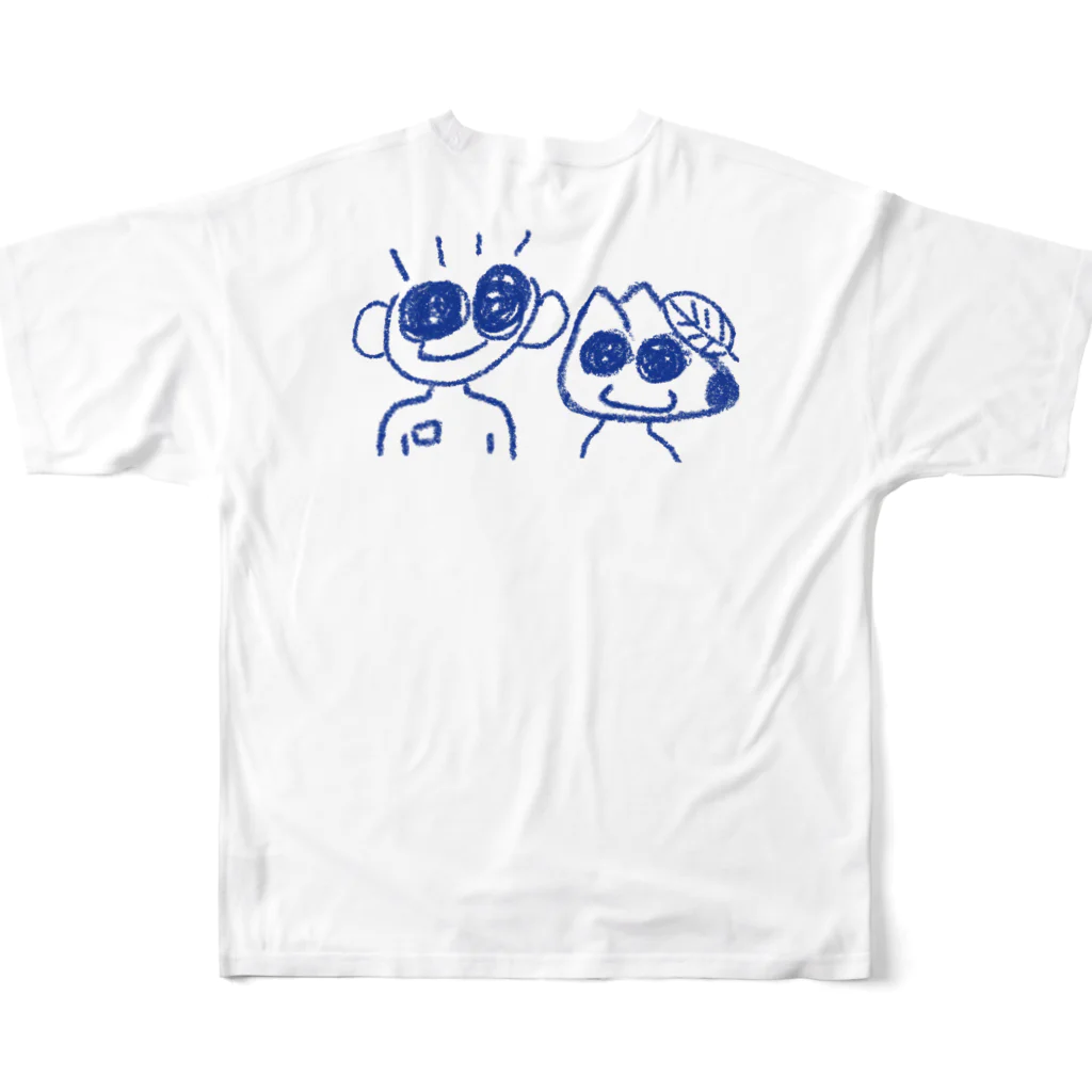 ミックスジュースのBig Eyes  フルグラフィックTシャツの背面