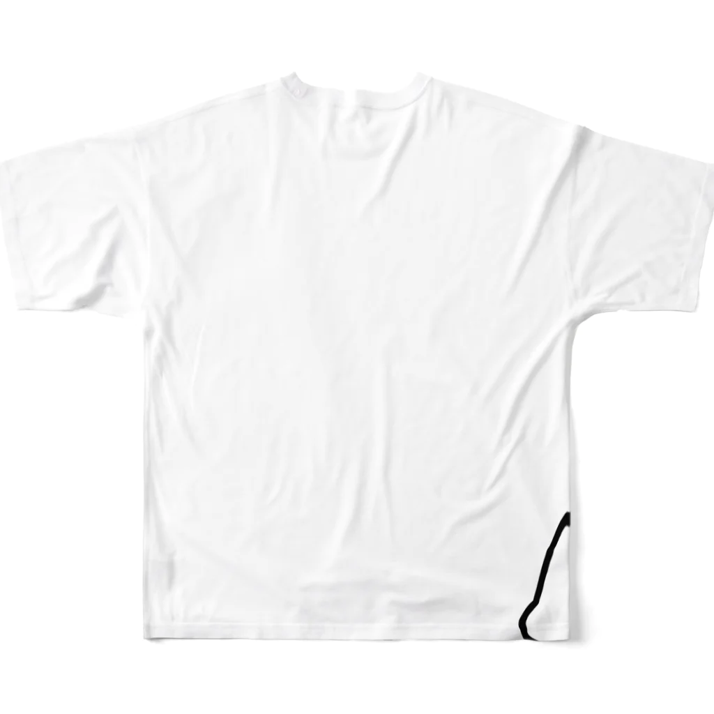 カラオケ部のカラオケ部F All-Over Print T-Shirt :back
