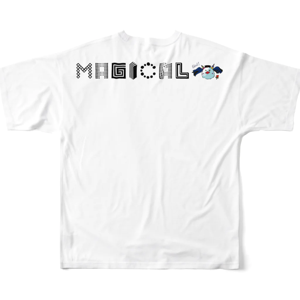 SHAKUTORIMUSHIのマジカルガール! All-Over Print T-Shirt :back