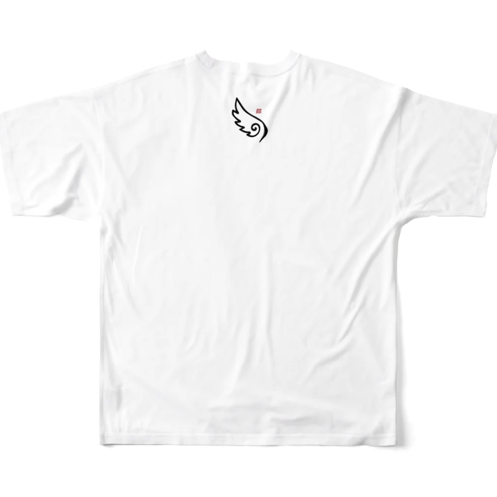 押し売り洋品店『ボルゾ』のBeg Angel [おねだりエンジェル] All-Over Print T-Shirt :back