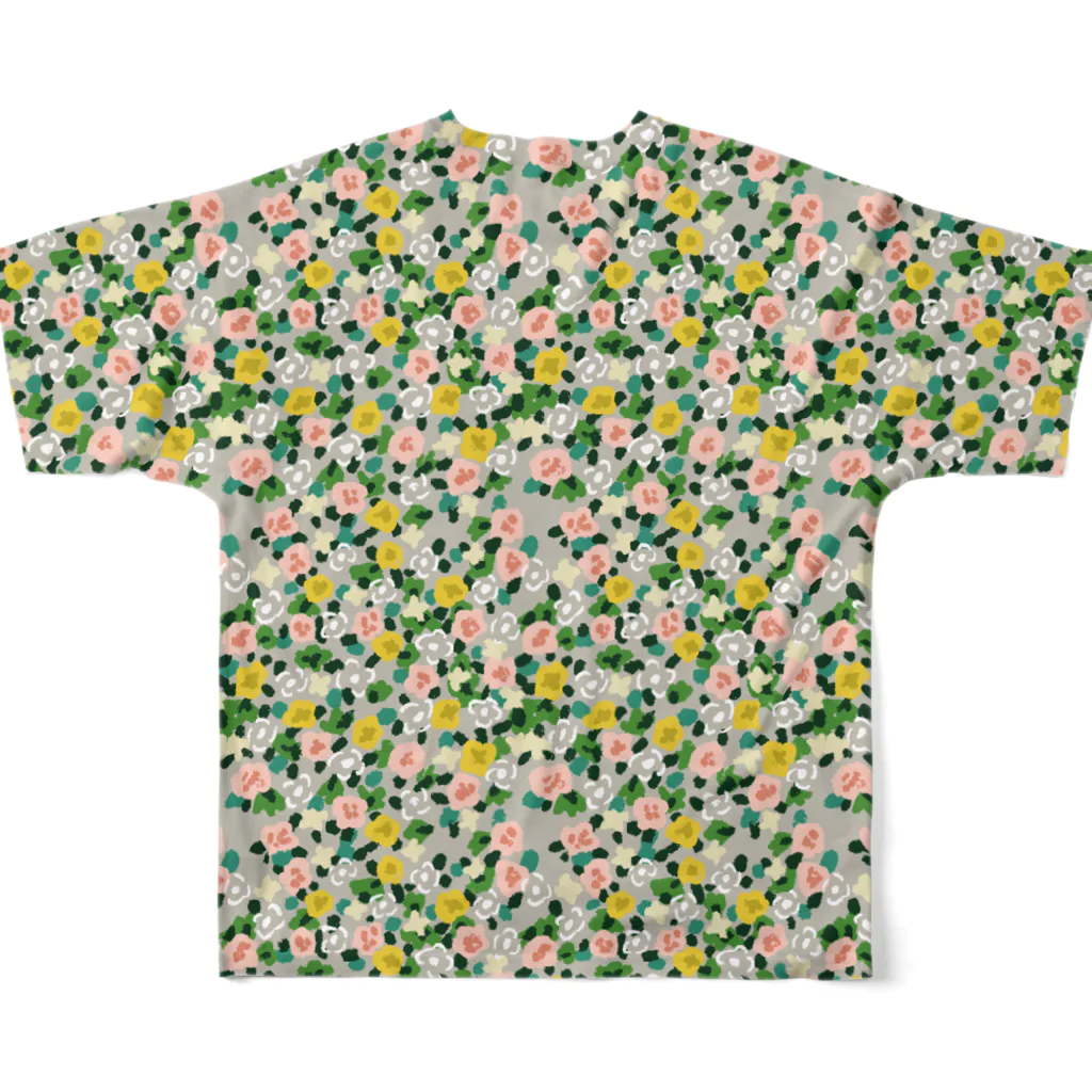 yukino apparel shopのmini flowers All-Over Print T-Shirt :back