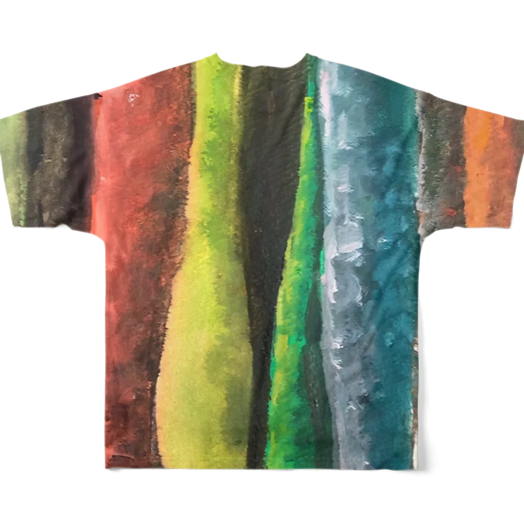 林佐綾雅 | Sayaka Hayashiのwoods All-Over Print T-Shirt :back