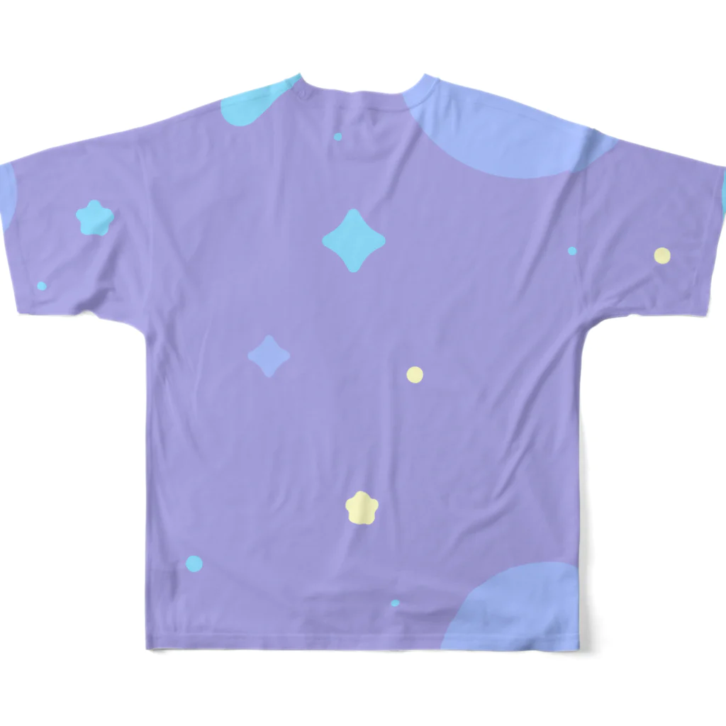 煌星シュン【おえかき男性VTuber】の煌星シュン　公式グッズ フルグラフィックTシャツの背面