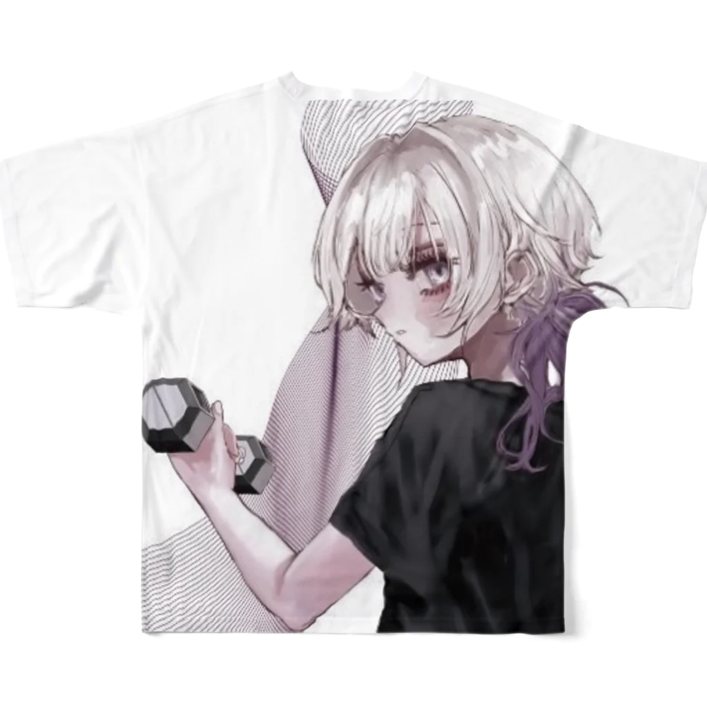 TB-FITNESSのめいゆーちゃんグラT フルグラフィックTシャツの背面