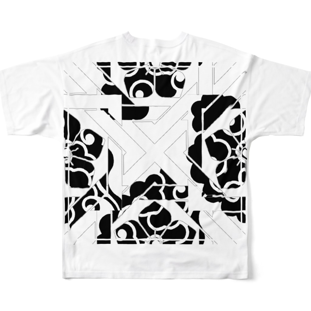RMk→D (アールエムケード)の桔雲梗 All-Over Print T-Shirt :back