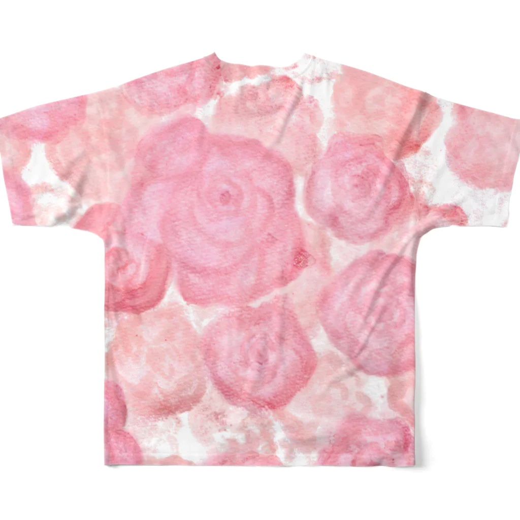 camelliaの薔薇 フルグラフィックTシャツの背面