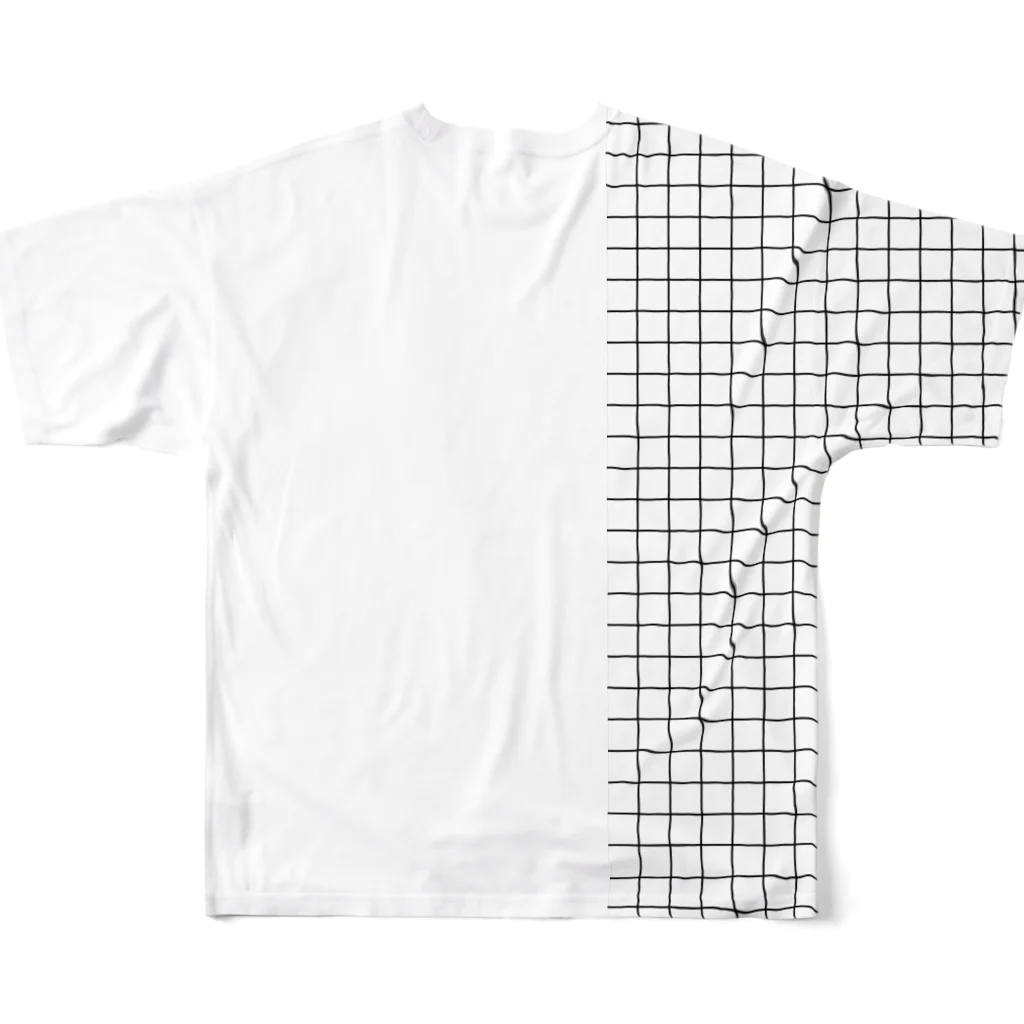 p_pのシンプルチェック All-Over Print T-Shirt :back