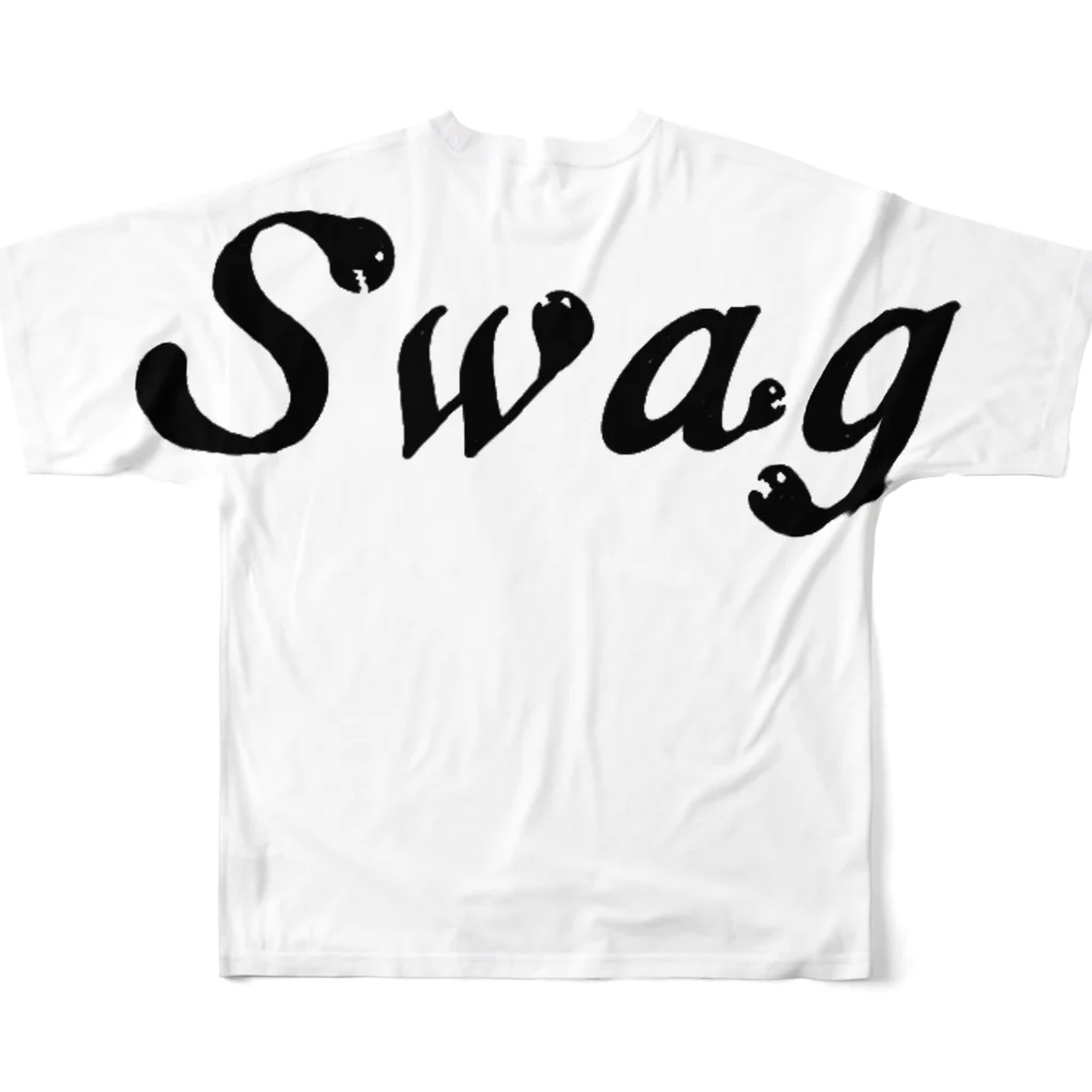 SwagのSwag All-Over Print T-Shirt :back