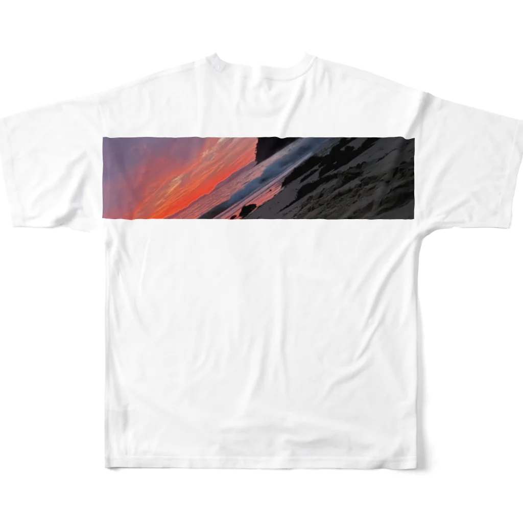 RAYSのRAYS Sunset フルグラフィックTシャツの背面