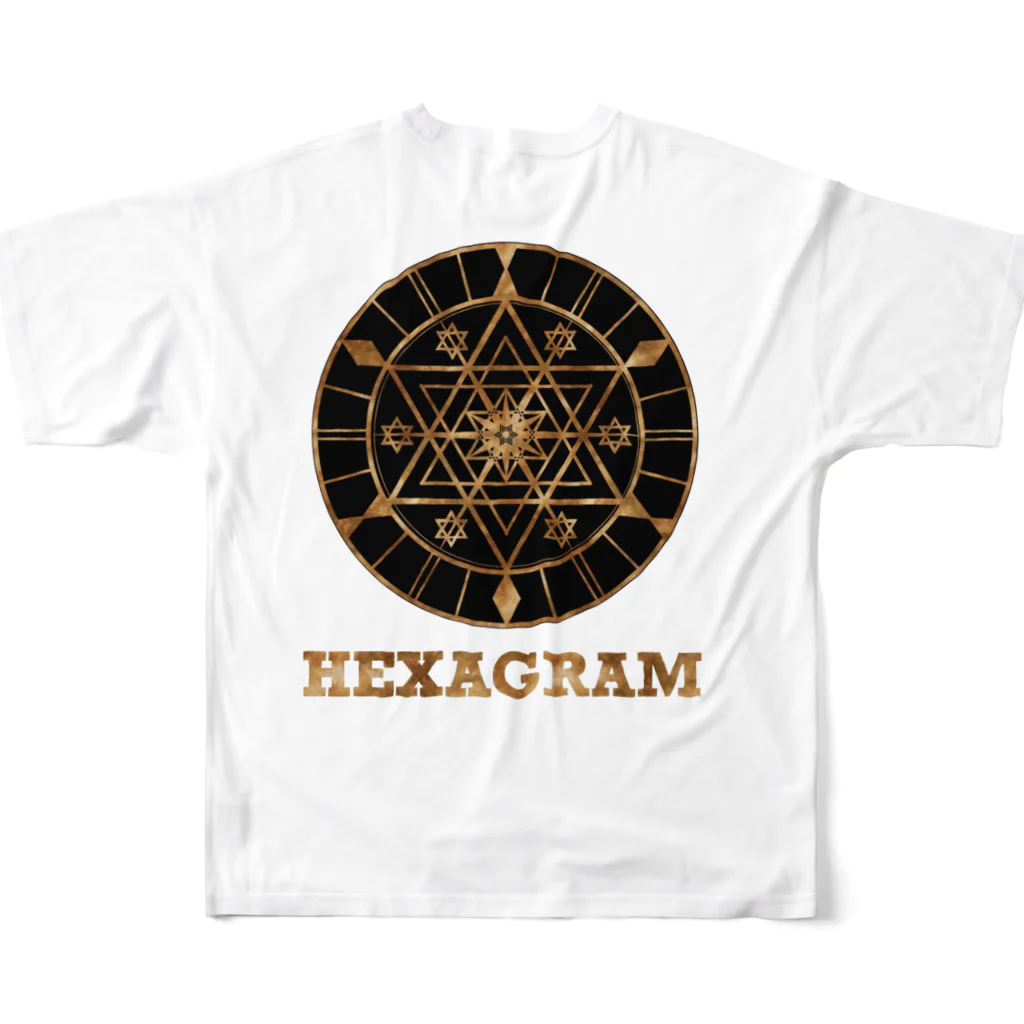 薈.collectionのHexagram フルグラフィックTシャツの背面