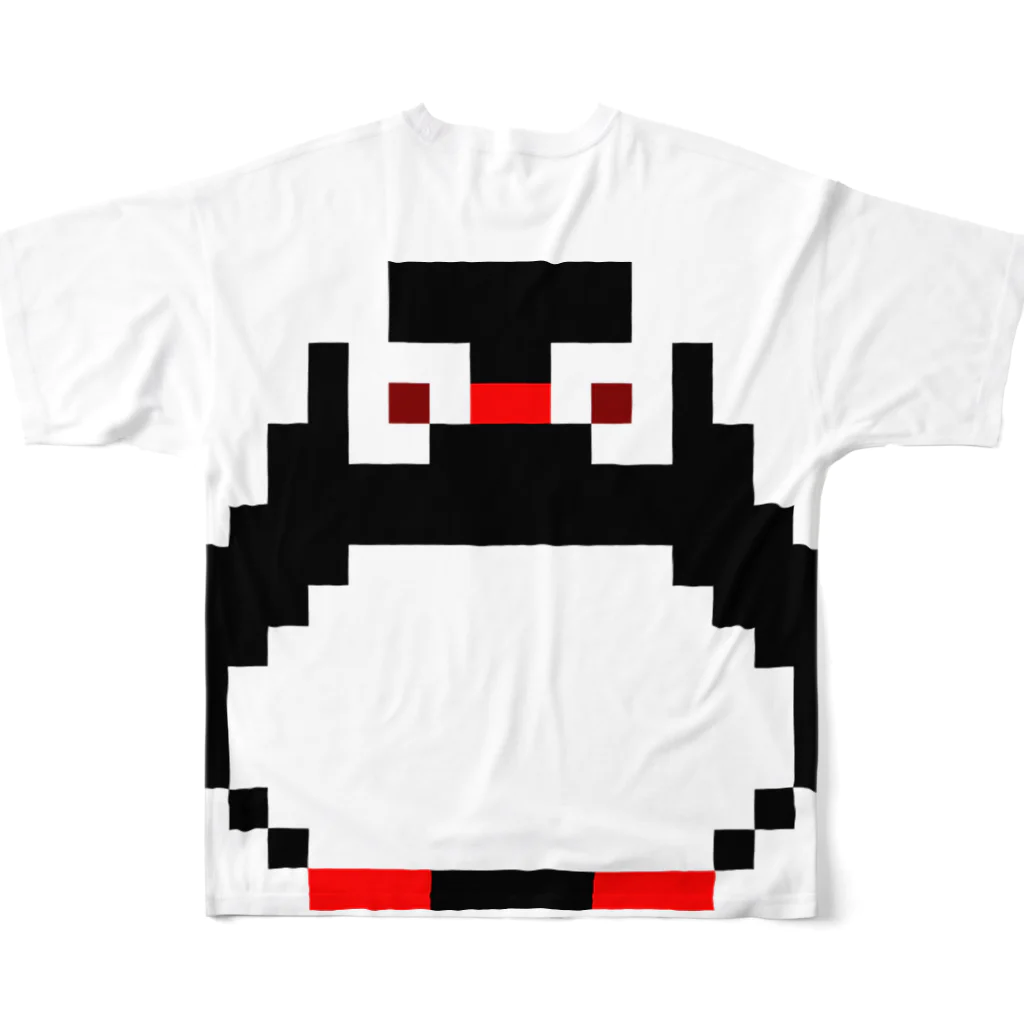ヤママユ(ヤママユ・ペンギイナ)の16bit Gentoo All-Over Print T-Shirt :back