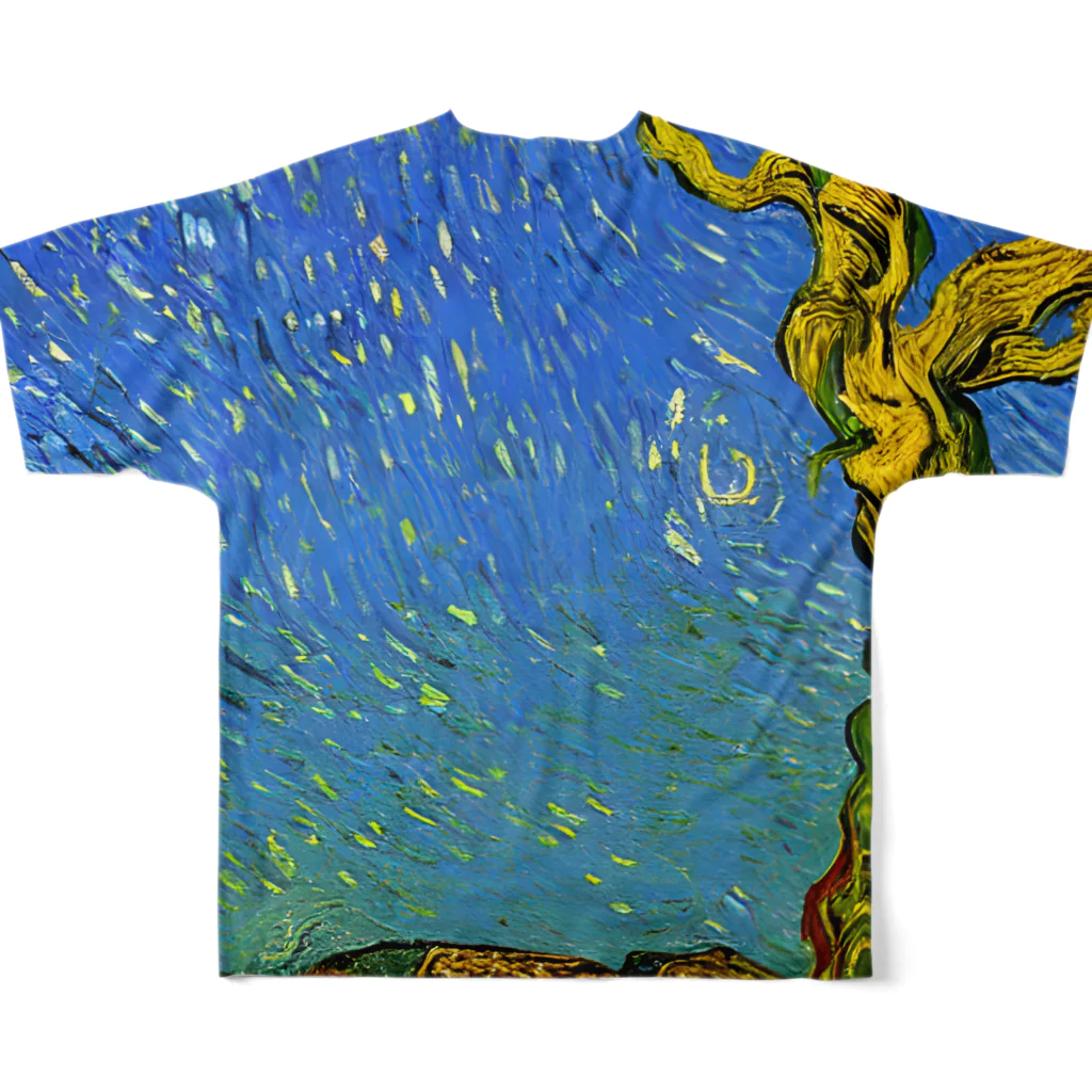 ゴッホの木のゴッホの木#283 All-Over Print T-Shirt :back