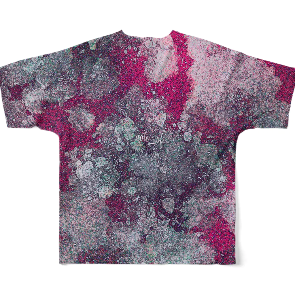 note-of@SHOPの繚乱Ⅰ All-Over Print T-Shirt :back