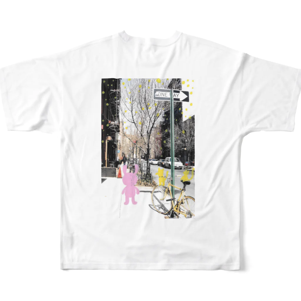 icco*のONE WAY (daydreaming) フルグラフィックTシャツの背面