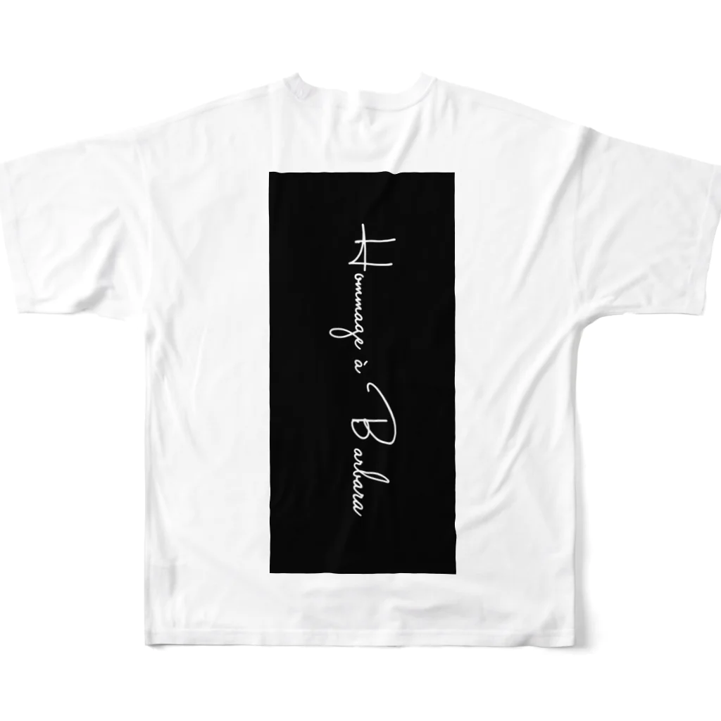 オマージュアバルバラのオマージュアバルバラ All-Over Print T-Shirt :back