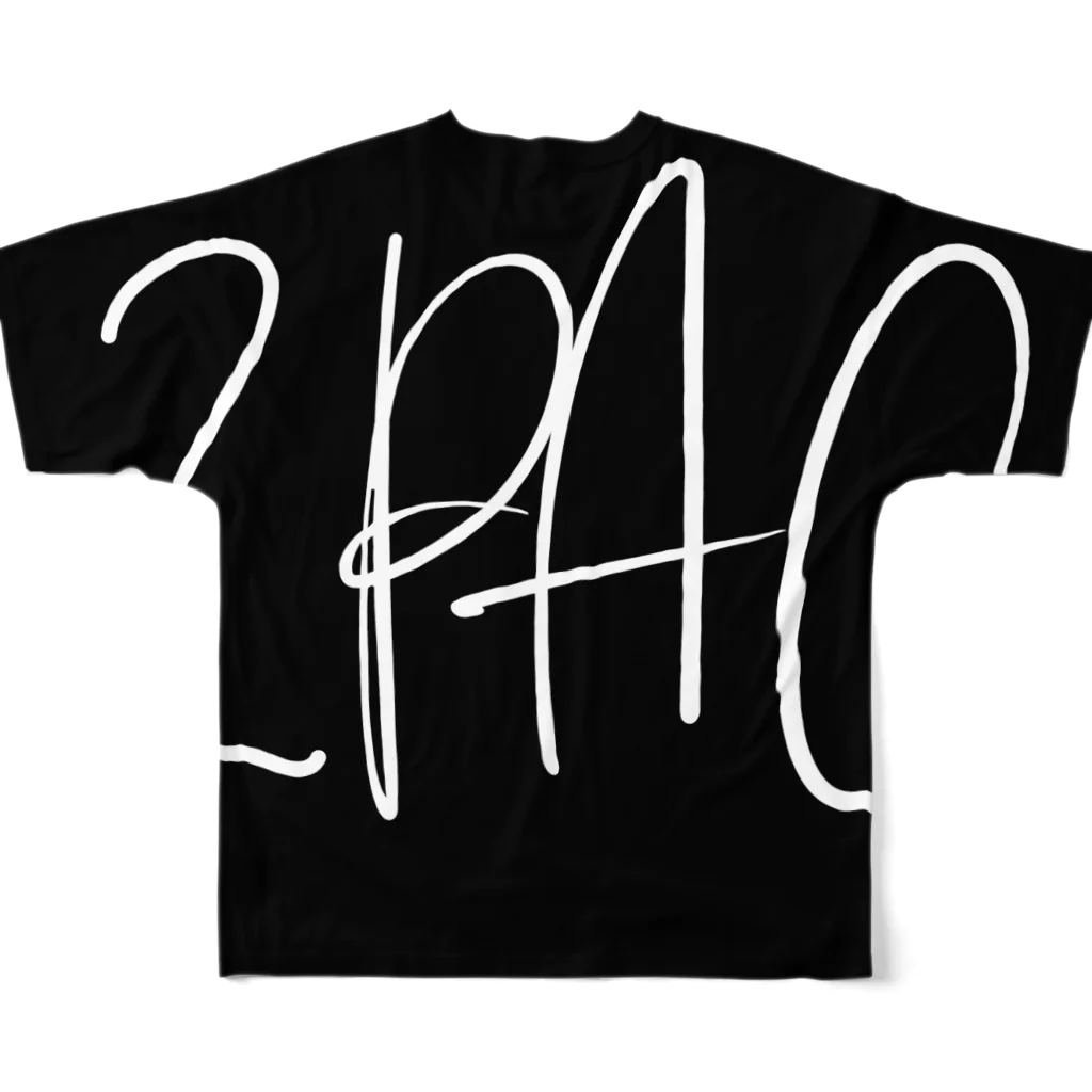 SAMPLIN' CAMPの#2pac All-Over Print T-Shirt :back