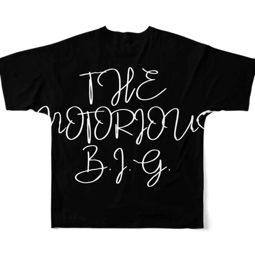 SAMPLIN' CAMPの#thenotoriousbig All-Over Print T-Shirt :back