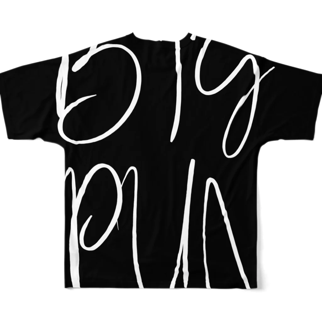 SAMPLIN' CAMPの#bigpun All-Over Print T-Shirt :back