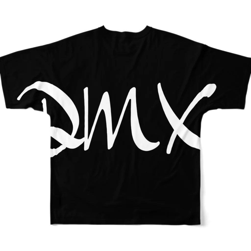 SAMPLIN' CAMPの#dmx All-Over Print T-Shirt :back