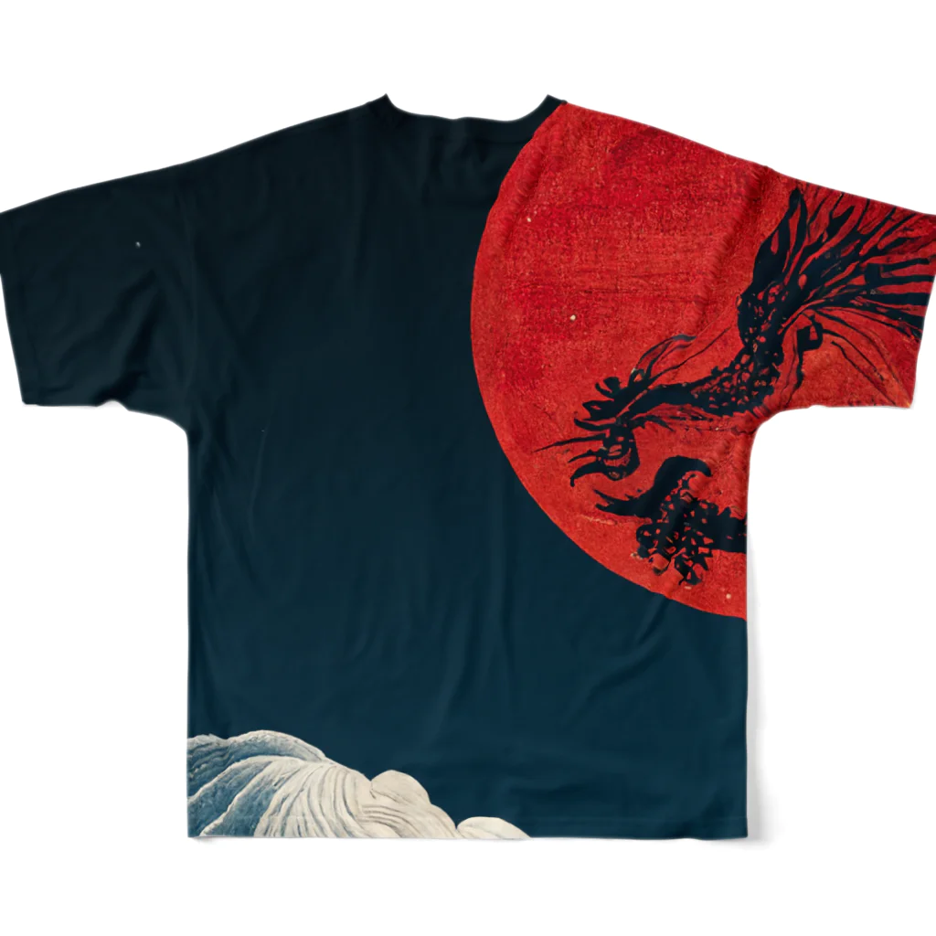 Eye2EyeのBlood Moon Dragon フルグラフィックTシャツの背面