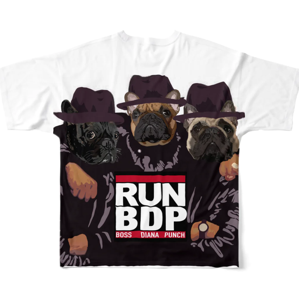 MUNCHIE-STAR-STUPIDのBOSS DIANA PUNCH All-Over Print T-Shirt :back