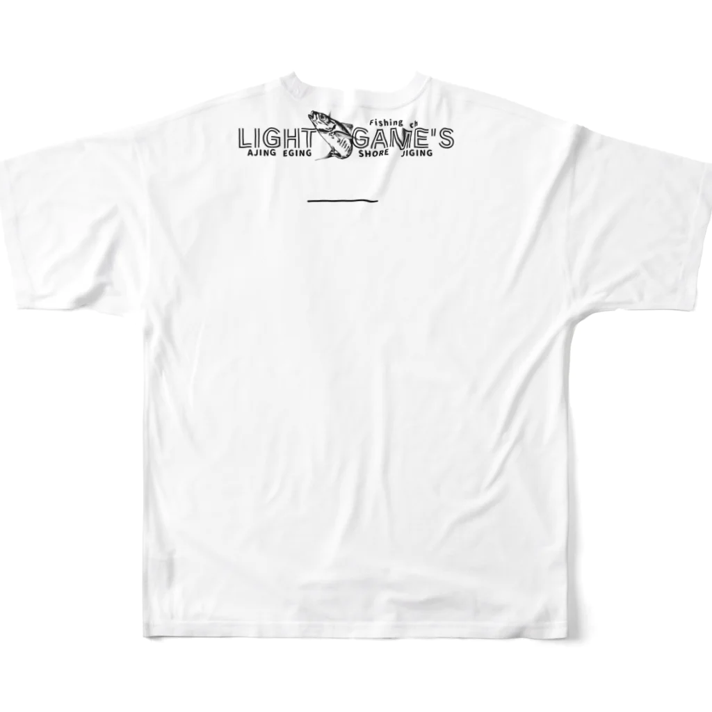 ライトゲーム’sのライトゲーム‘s All-Over Print T-Shirt :back