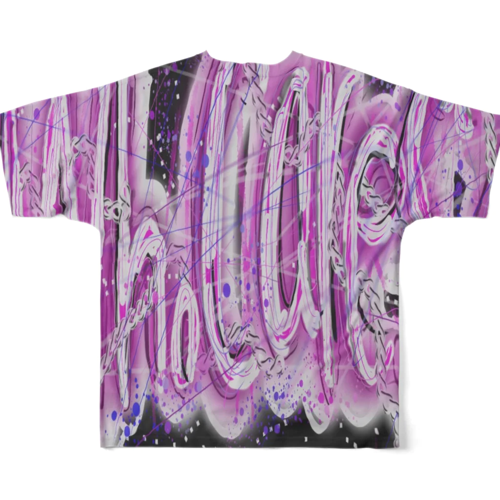 BROWNOのWho Cares? All-Over Print T-Shirt :back