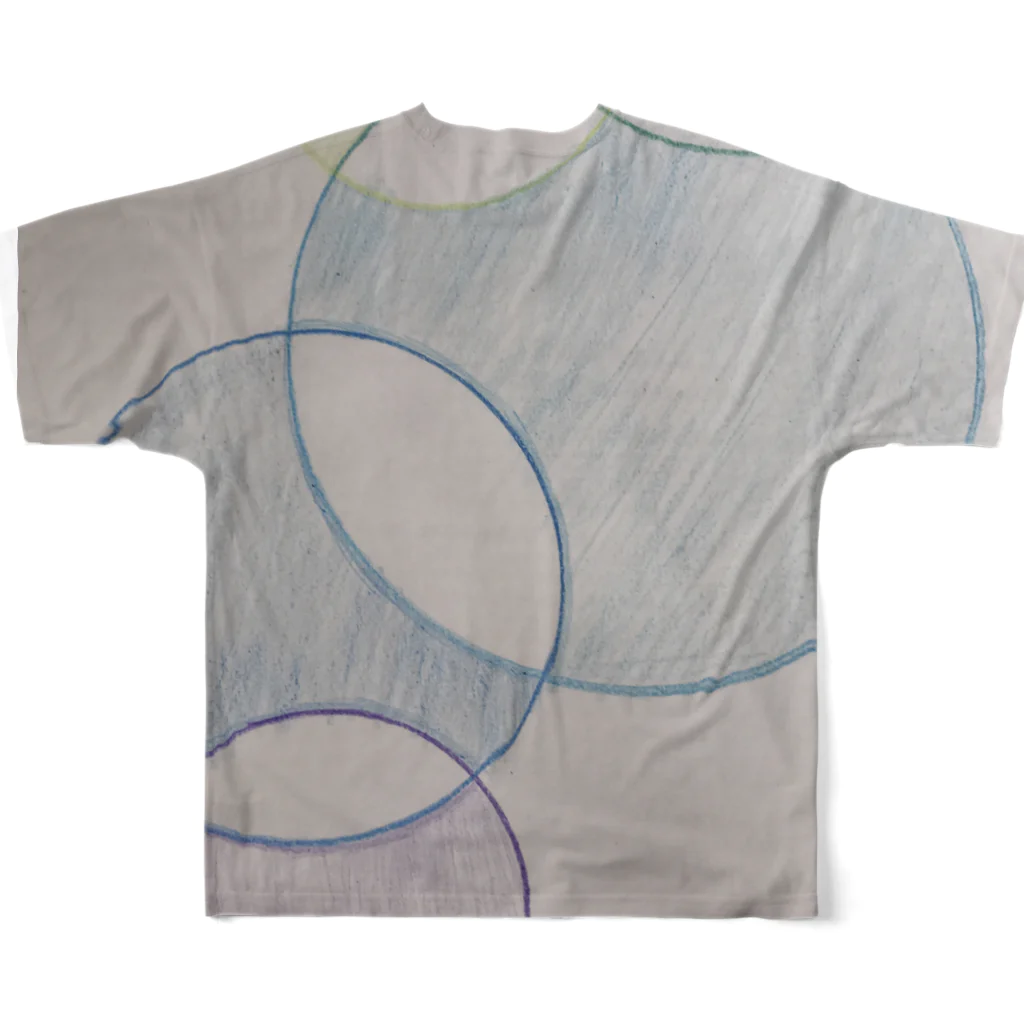 fuyunoの円シリーズ3 フルグラフィックTシャツの背面