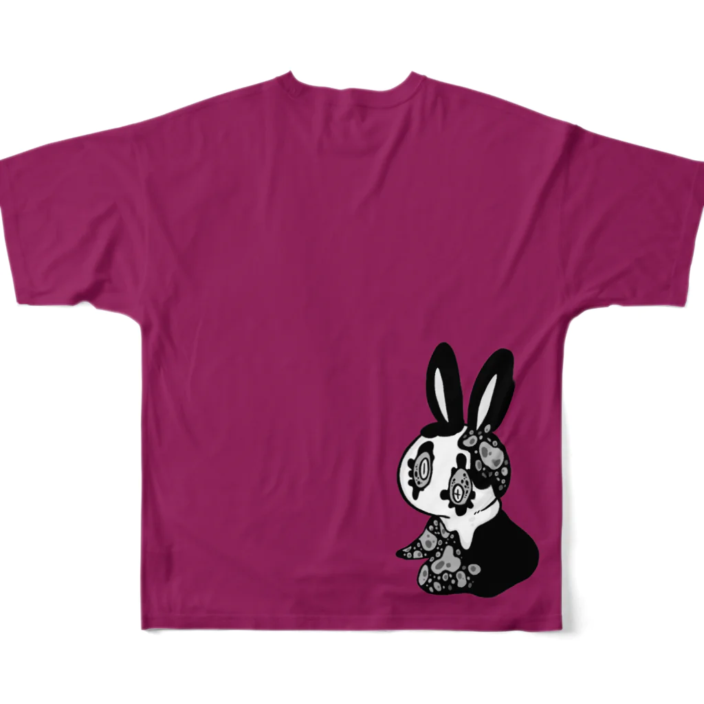 Yumenaoshiの防衛本能くんWR All-Over Print T-Shirt :back