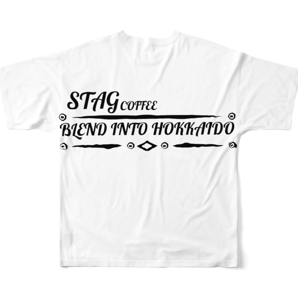STAG COFFEEのSTAG All-Over Print T-Shirt :back