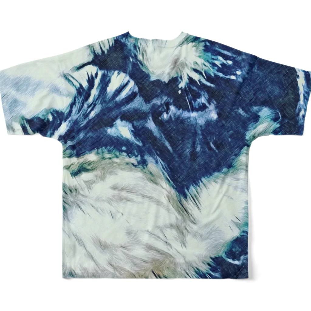 aviorのミニシュナ　E All-Over Print T-Shirt :back