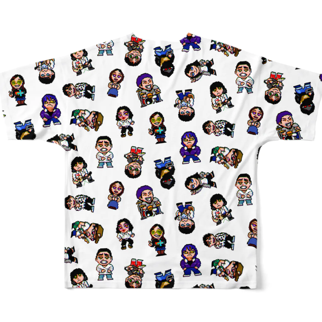 マニーズ エンターテイメントのピースメーカー　ホワイト All-Over Print T-Shirt :back