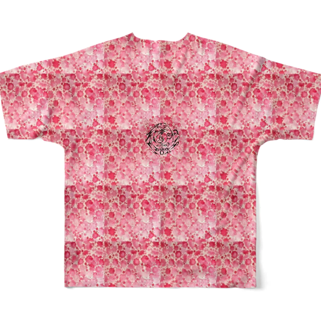 OnmusubiartshopのUME All-Over Print T-Shirt :back