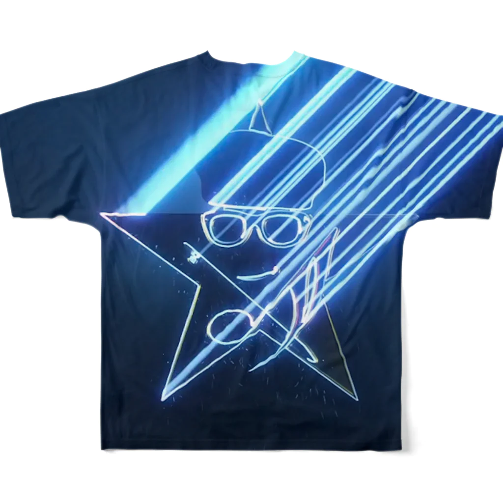 Logic RockStar のLogic RockStar ICON フルグラフィックTシャツの背面