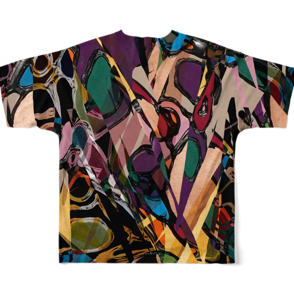 ボンドアートストア on SUZURIの【C-series】BICKEL model ／ 冨永ボンド All-Over Print T-Shirt :back