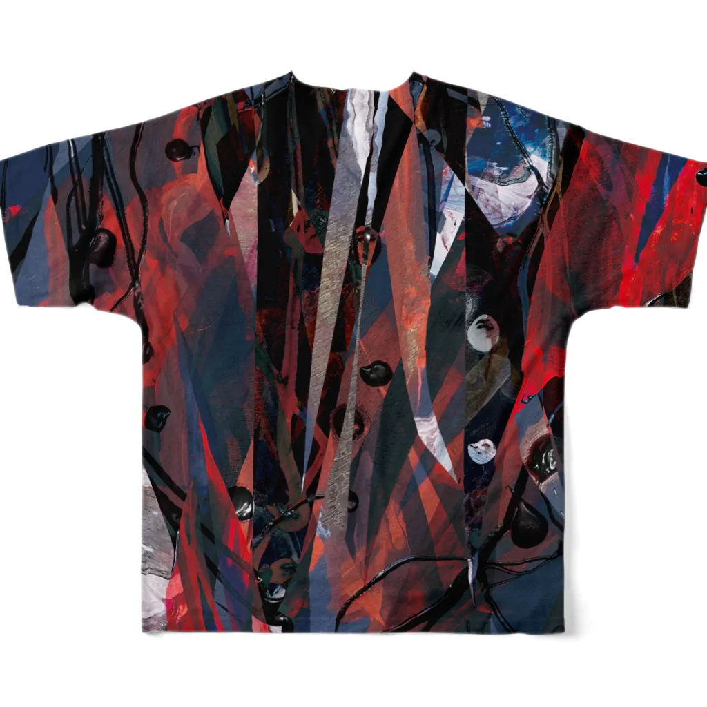 ボンドアートストア on SUZURIの【C-series】MIHOSAX model ／ 冨永ボンド フルグラフィックTシャツの背面