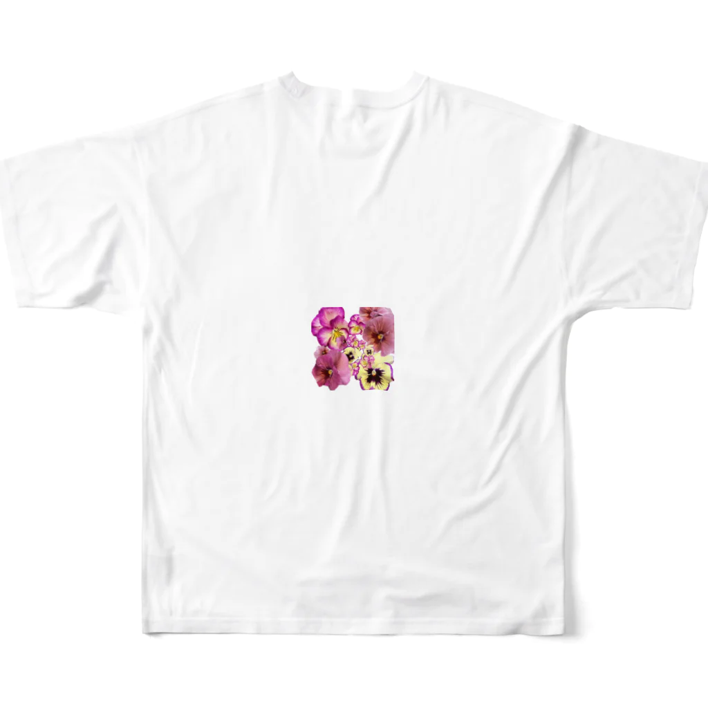 ohkのぎっしりビオラ All-Over Print T-Shirt :back