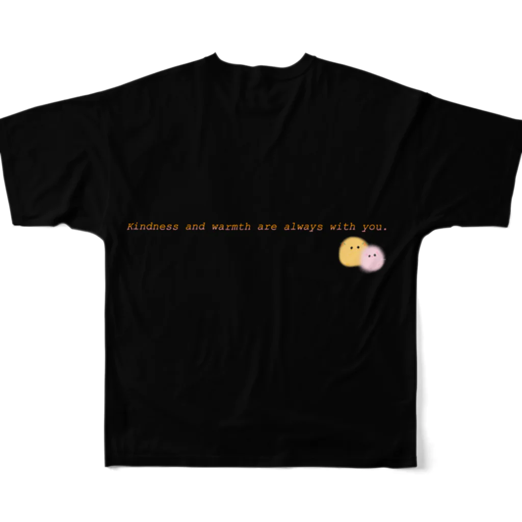 ぽむむのお店のぽむむの集い(正方形) All-Over Print T-Shirt :back